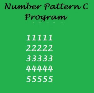 java program to print number patterns programs