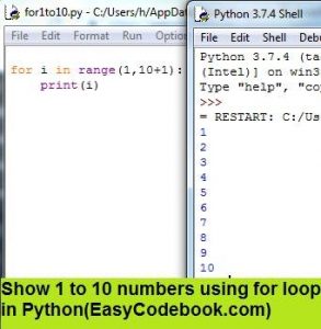 Python for Loop Syntax Plus Examples - EasyCodeBook.com