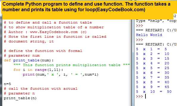 Python User Defined And Built in Functions Defining And Using 