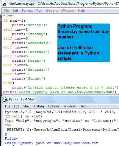 Explain Python if elif else statement