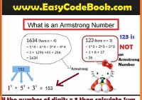 Java Armstrong Number Check Program
