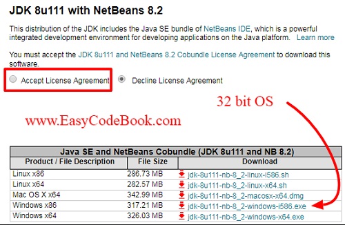 jdk for netbeans 8.2