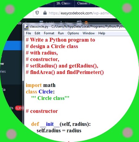 How to Create Circle Class in Python