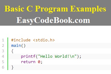 Basic C Program Examples and Exercises