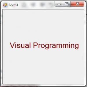 Blinking Text in Visual Programming C Sharp - EasyCodeBook.com