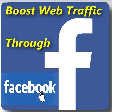 Boost web traffic through facebook