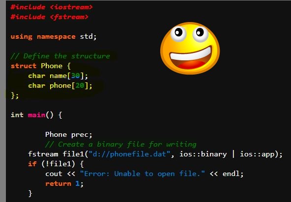 Program Create Phone Record File